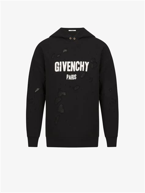 givenchy distressed hoodie real vs fake|givenchy destroyed hoodie.